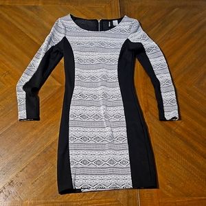 Black and white dress